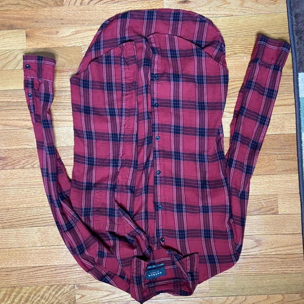 Red Plaid button down